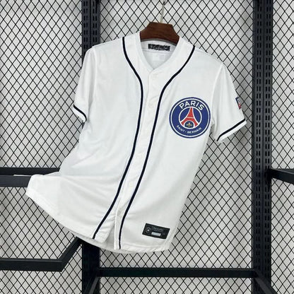 2025-26 Paris Baseball uniform White S-2XL asasshop