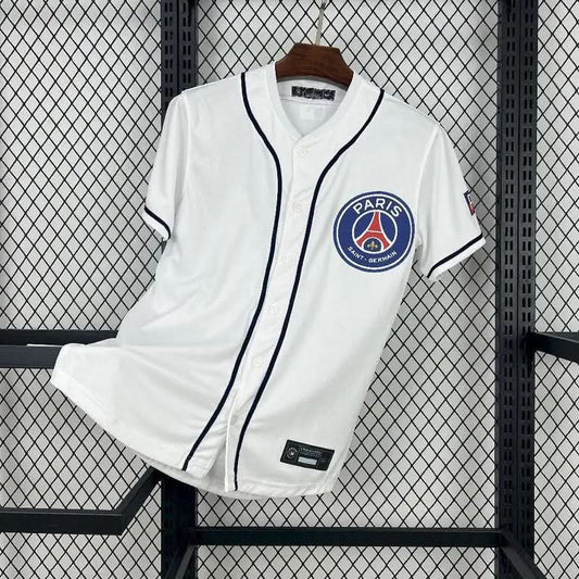 2025-26 Paris Baseball uniform White S-2XL asasshop