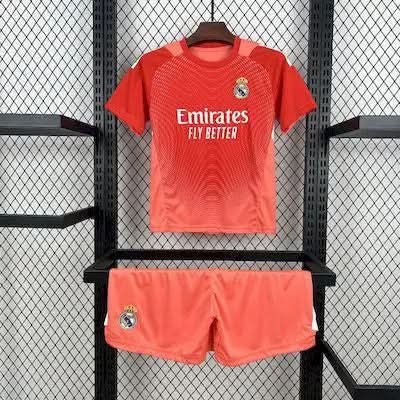 2025-26 Real Madrid Goalkeeper Red KIDS 16-28 asasshop