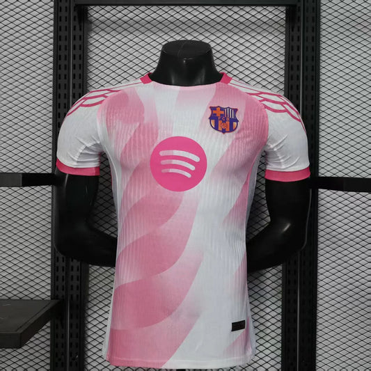 2025-26 Barcelona Special Pink-White Player S-2XL asasshop