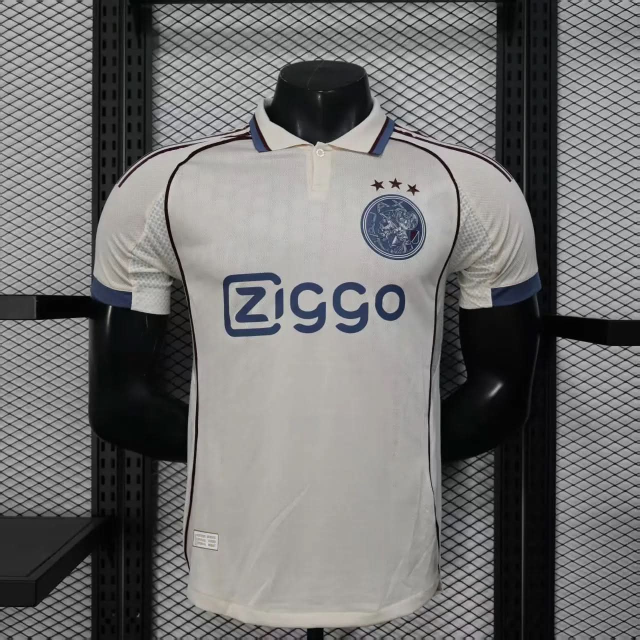 2025-26 Ajax Second Away Player S-2XL asasshop