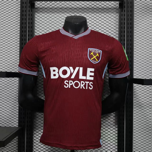 2025-26 West Ham United Home Player S-2XL asasshop