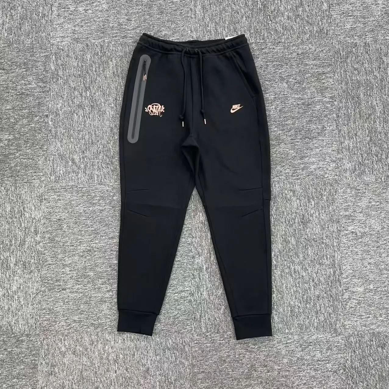 Syna World x Nike Central Cee Tech Fleece Black Tracksuit asasshop