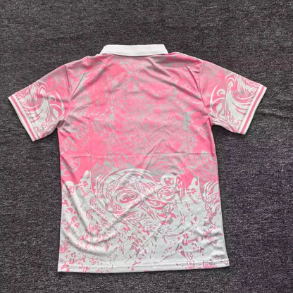 2025-26 Real Madrid Special Polo Pink Dragon S-2XL asasshop