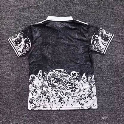 2025-26 Real Madrid Special Polo Black Dragon S-2XL asasshop