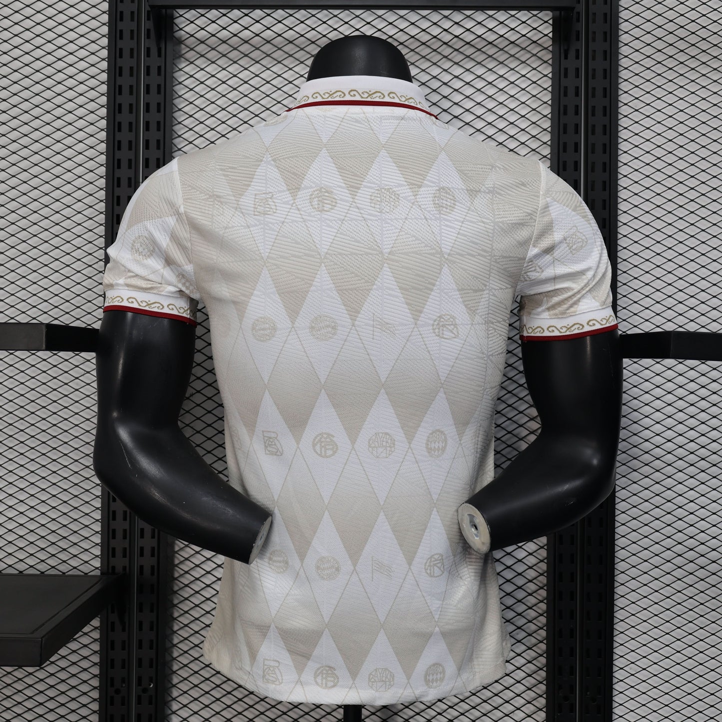 2025-26 Bayern Munich 125 Years White Polo Player S-2XL asasshop