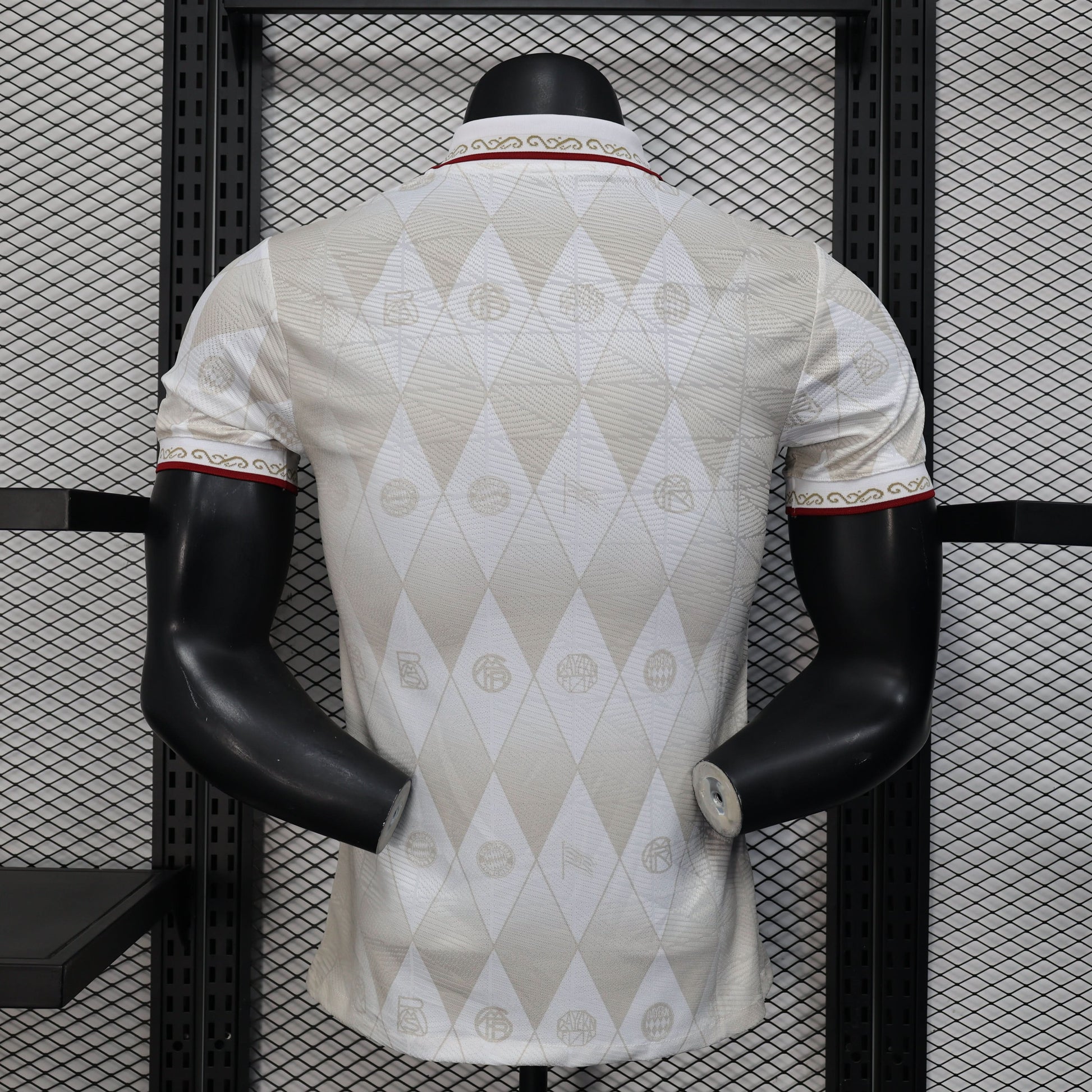 2025-26 Bayern Munich 125 Years White Polo Player S-2XL asasshop