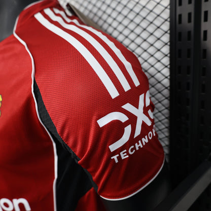 2025-26 Manchester United Home Player S-4XL asasshop