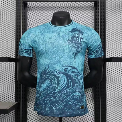 2025-26 Barcelona Special Blue Dragon Player S-2XL asasshop