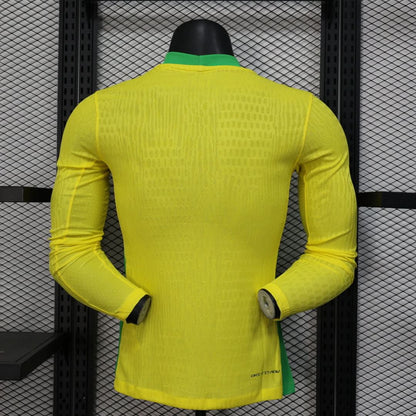 2025-26 Brazil Home Long Sleeves S-2XL asasshop
