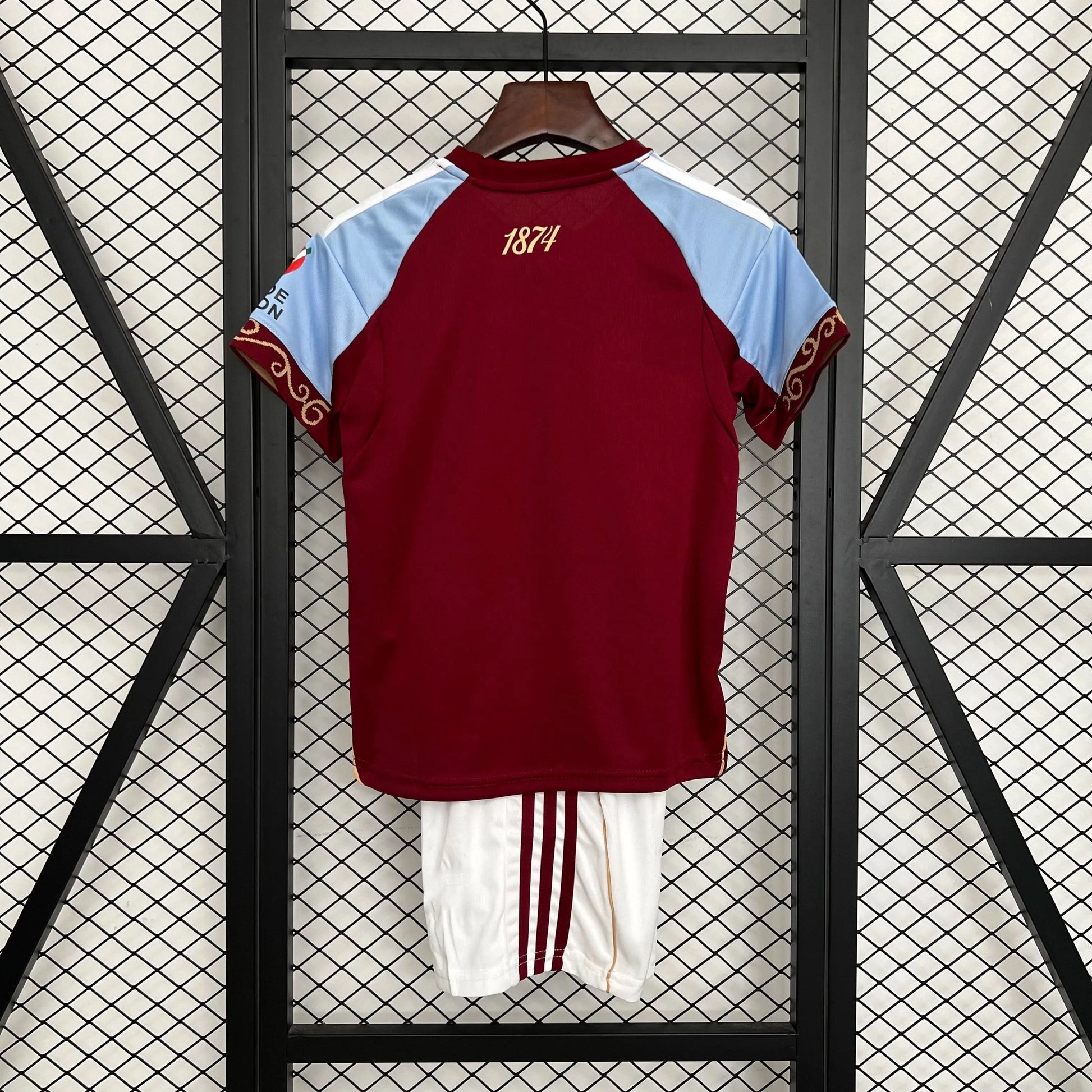 2025-26 Aston Villa Home KIDS 16-28 - asasshop