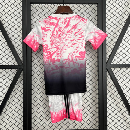 2025-26 Real Madrid Black-Pink Dragon KIDS 16-28 asasshop