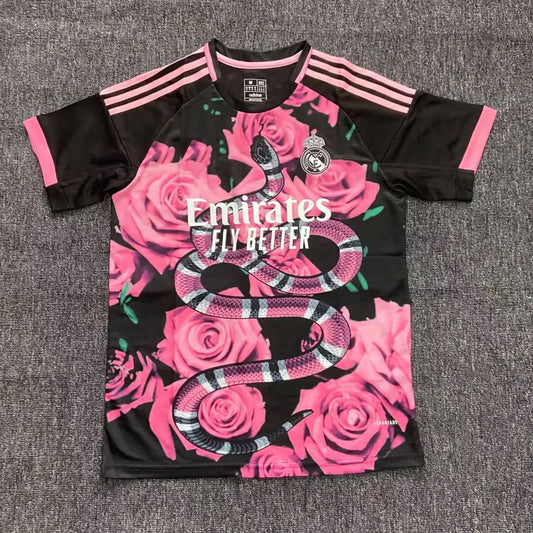 2025-26 Real Madrid Special Pink Rose Snake S-2XL asasshop