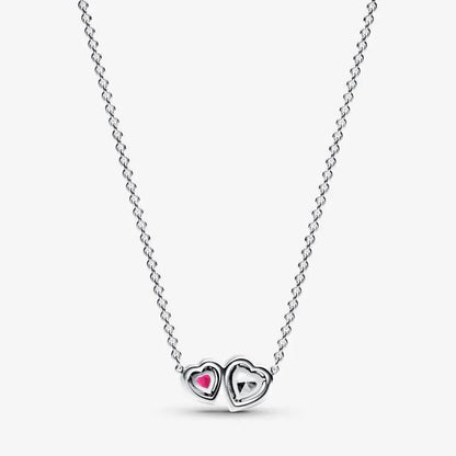 Halo Hearts Pendant Necklace asasshop