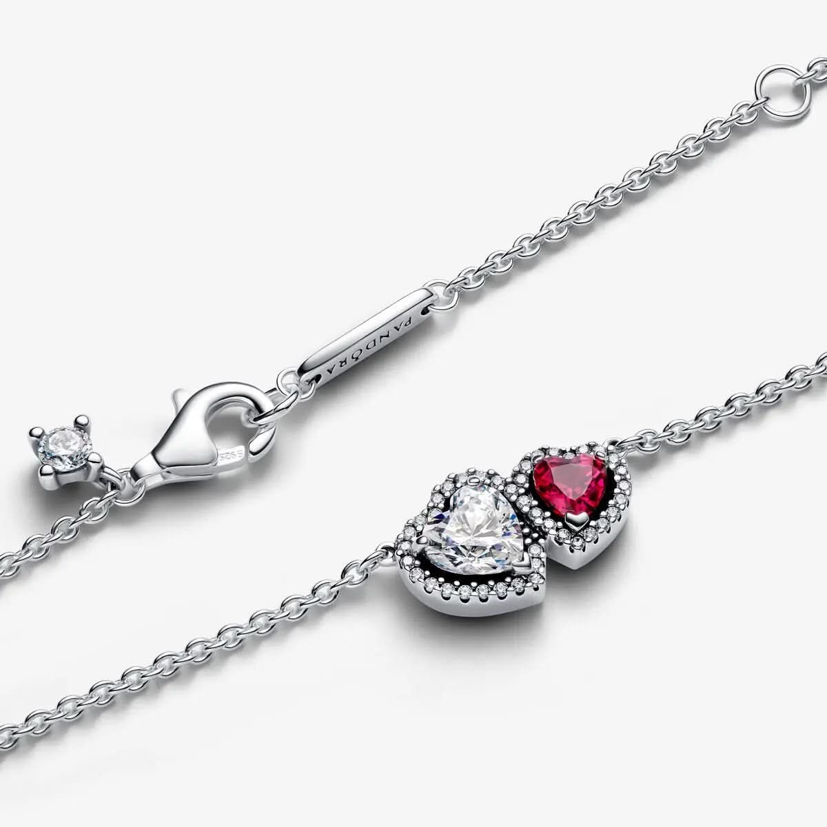 Halo Hearts Pendant Necklace asasshop