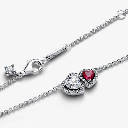 Halo Hearts Pendant Necklace asasshop