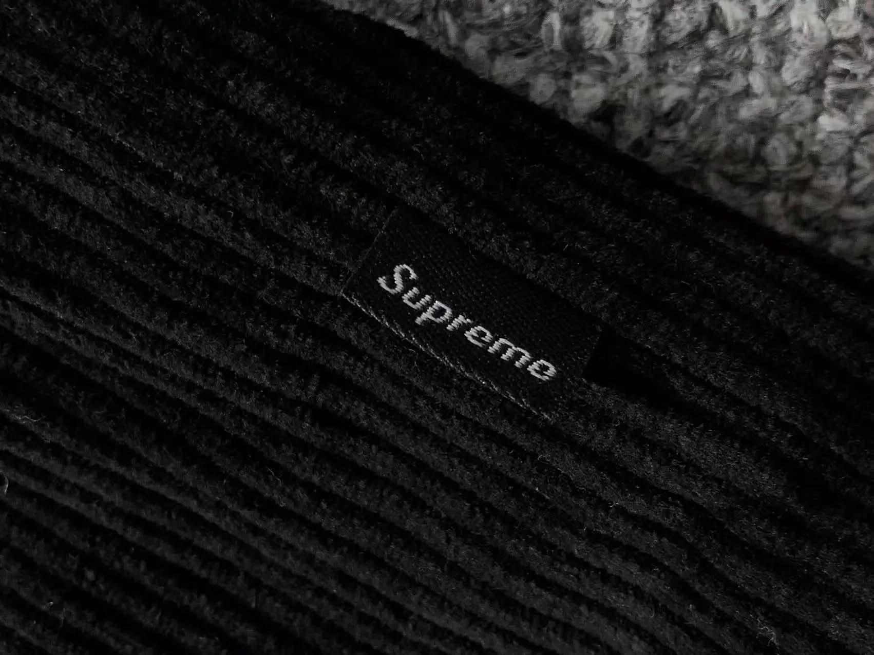 Supreme Nike Arc Corduroy Hooded Jacket Black asasshop