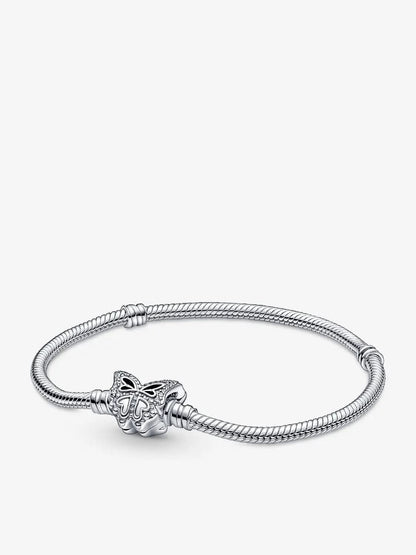 Sparkling Butterfly Charm and Bracelet Gift Set asasshop