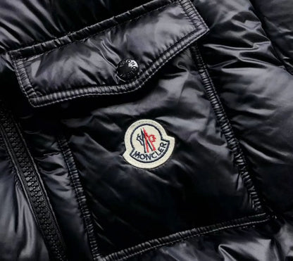 Black Montbeliard Down Jacket Moncler asasshop