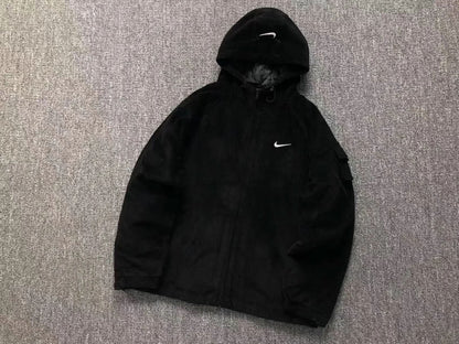 Supreme Nike Arc Corduroy Hooded Jacket Black asasshop
