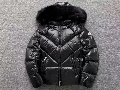 Moncler Fulmarus hooded quilted nylon jacket asasshop