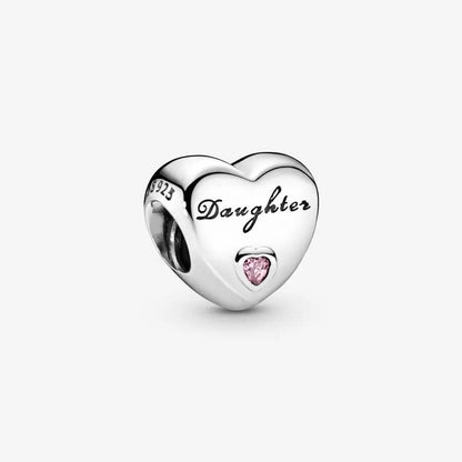 Daughter Heart Charm asasshop