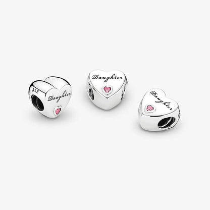 Daughter Heart Charm asasshop