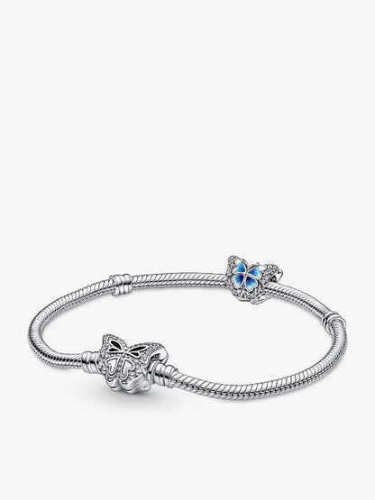 Sparkling Butterfly Charm and Bracelet Gift Set asasshop
