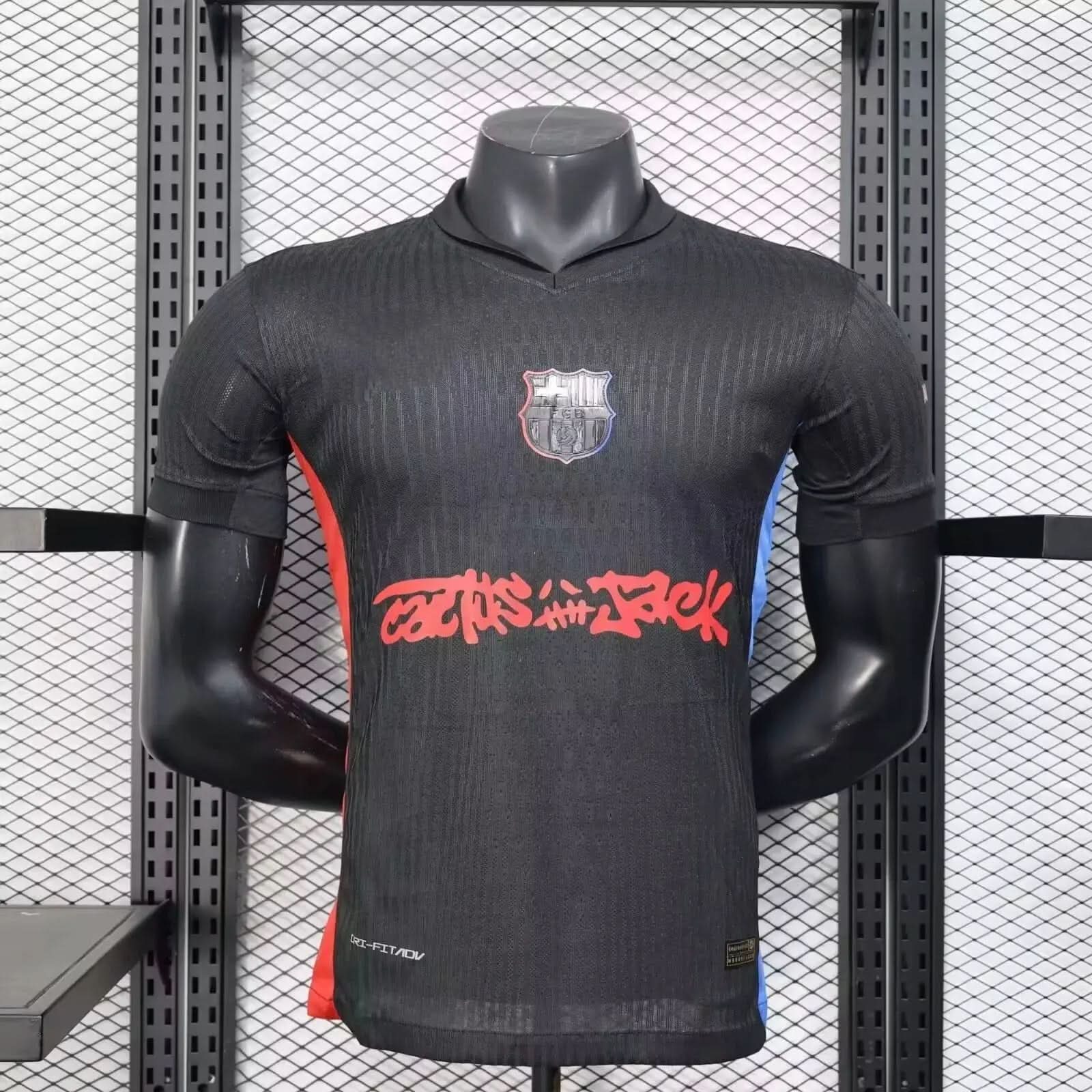 2025-26 Barcelona Travis Scott Away Player S-4XL asasshop
