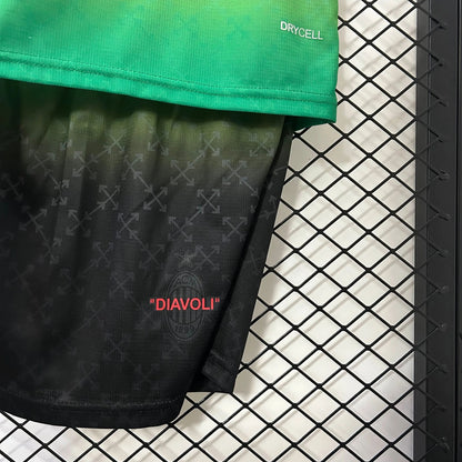 2025-26 AC Milan Co-Branded Edition Black-Green kids 16-28 asasshop