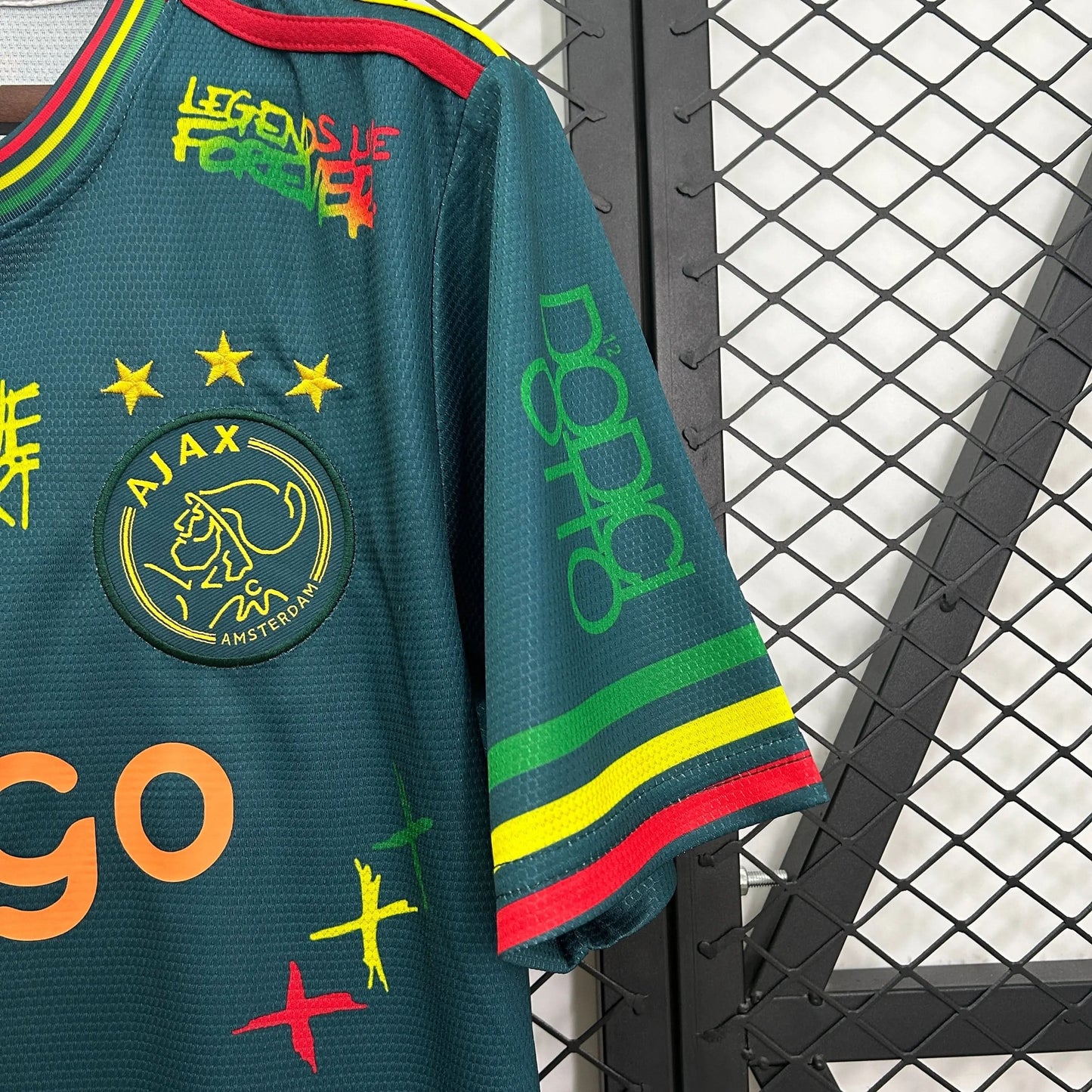 2025-26 Ajax Amsterdam Bob Marley 40th Green S-2XL asasshop