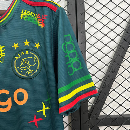 2025-26 Ajax Amsterdam Bob Marley 40th Green S-2XL asasshop