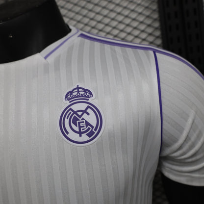 2025-26 Real Madrid White Commemorative Player S-2XL asasshop