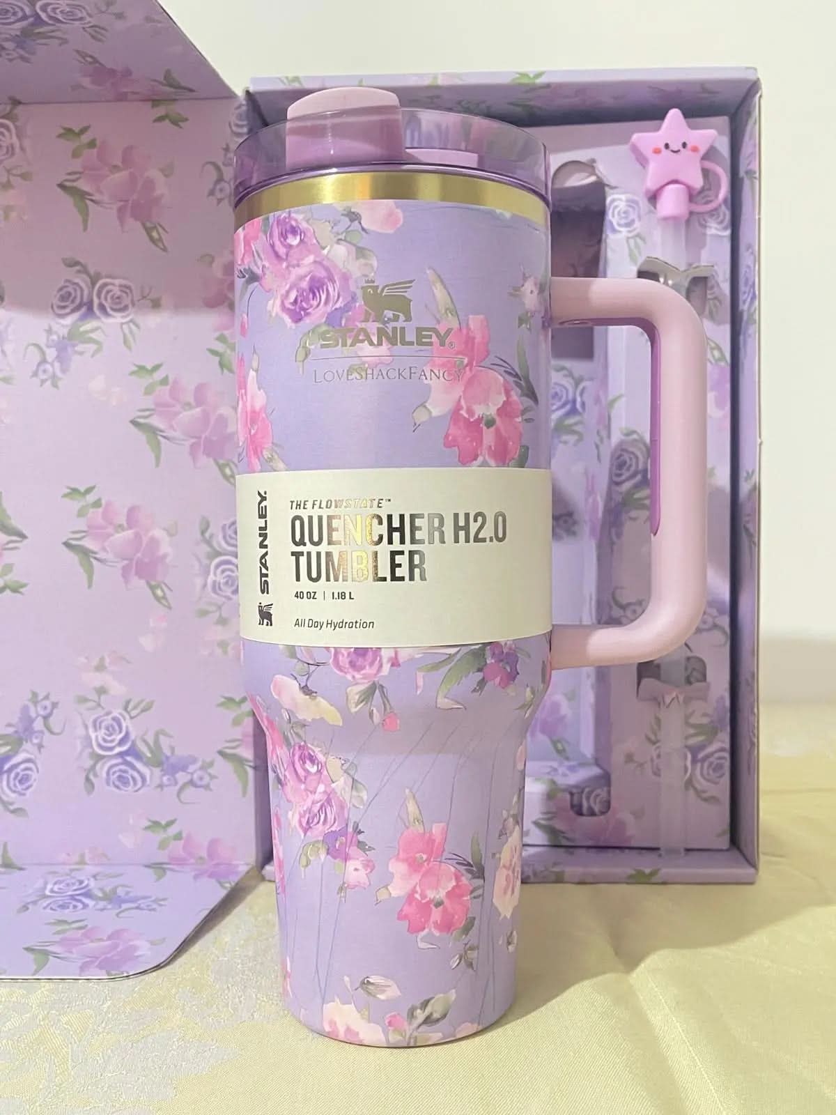 LoveShackFancy x Stanley Quencher Tumbler 40 oz asasshop