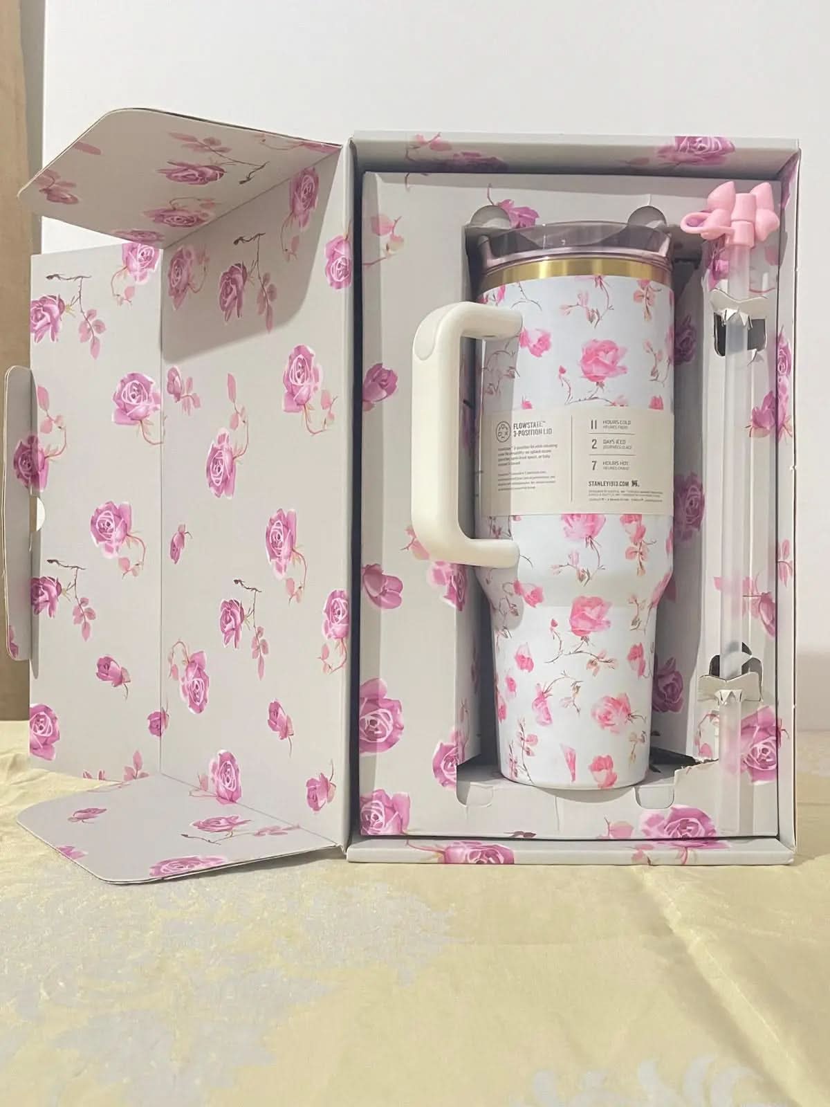 LoveShackFancy x Stanley Quencher Tumbler 40 oz asasshop