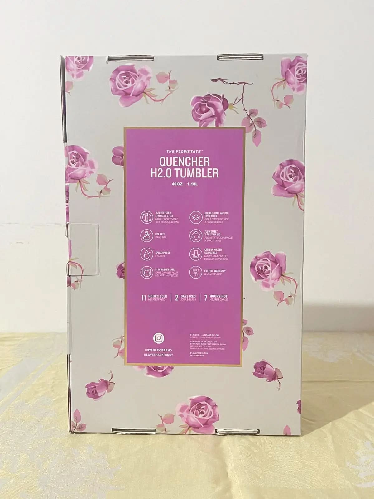 LoveShackFancy x Stanley Quencher Tumbler 40 oz asasshop