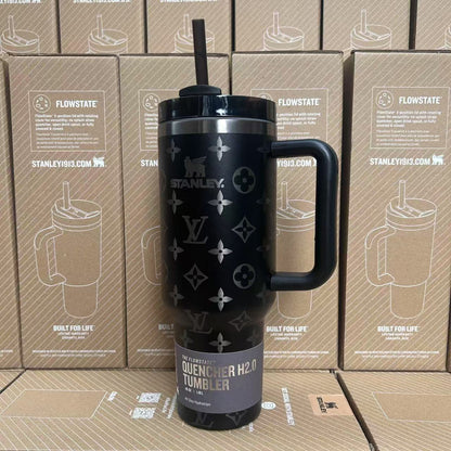 Stanley lv 40 oz Holographic Thermal Cup – Shine, Style, and Comfort in Every Sip