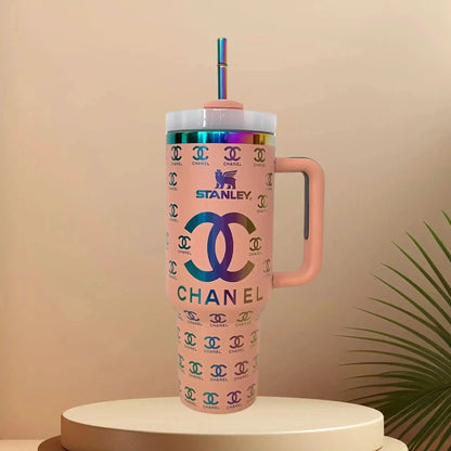 -Designer Holographic 40 OZ Insulated Car Cup – Limited Edition asasshop