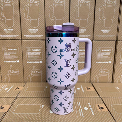 Stanley lv 40 oz Holographic Thermal Cup – Shine, Style, and Comfort in Every Sip