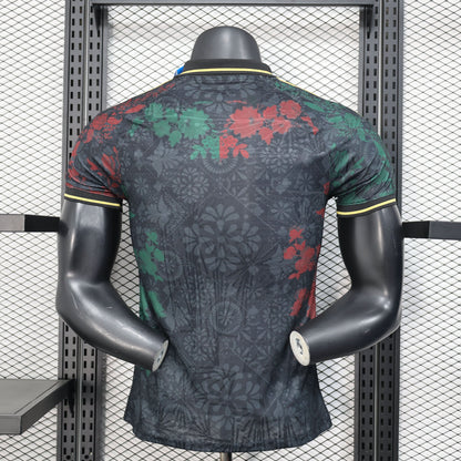 2025-26 Mexico Special Polo Black Player S-2XL asasshop