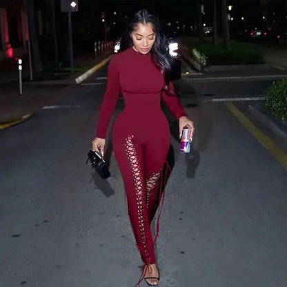 FAGADOER Sexy Bandage Patchwork 2 Piece Sets Woman Outfit Halter Sleeveless Crop Tops and Pants Matching Suit Female Streetwear