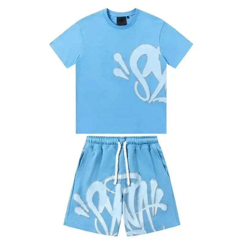 Brand Sy World Cotton Casual Tracksuit Y2K Harajuku High Street Men Women Hoodies Pants Hip Hop Sportswear Tops Sports Trousers asasshop