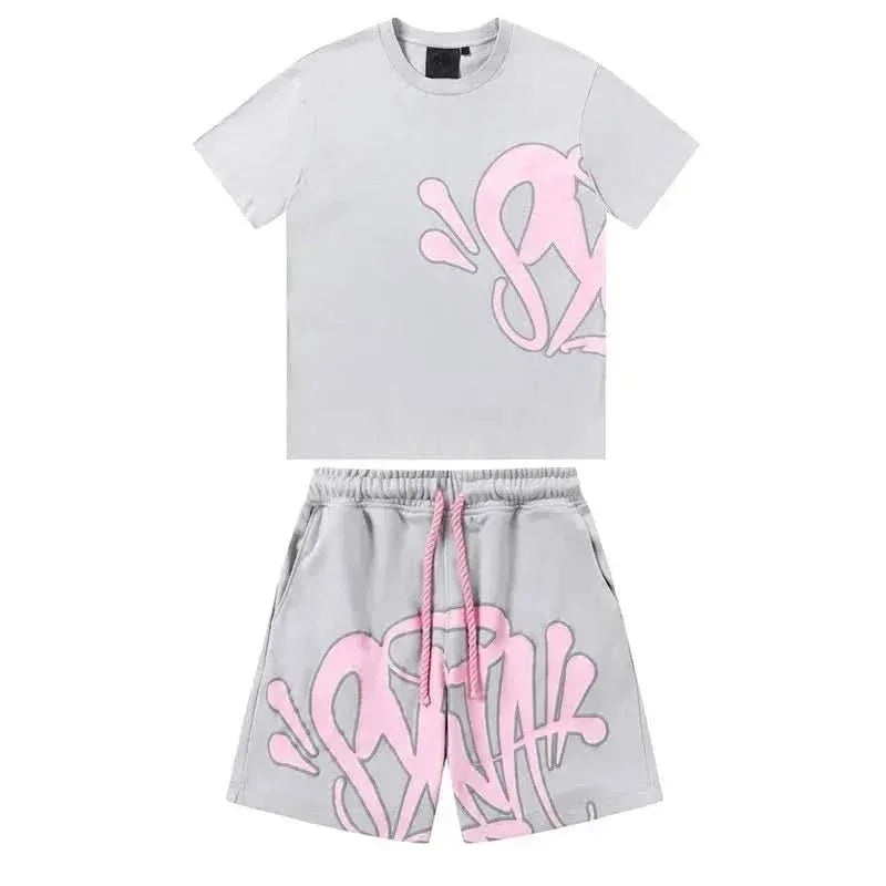 Brand Sy World Cotton Casual Tracksuit Y2K Harajuku High Street Men Women Hoodies Pants Hip Hop Sportswear Tops Sports Trousers asasshop