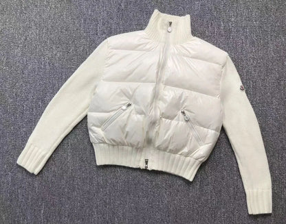 Moncler padded wool cardigan asasshop
