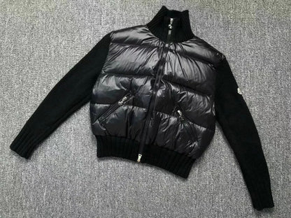 Moncler padded wool cardigan asasshop