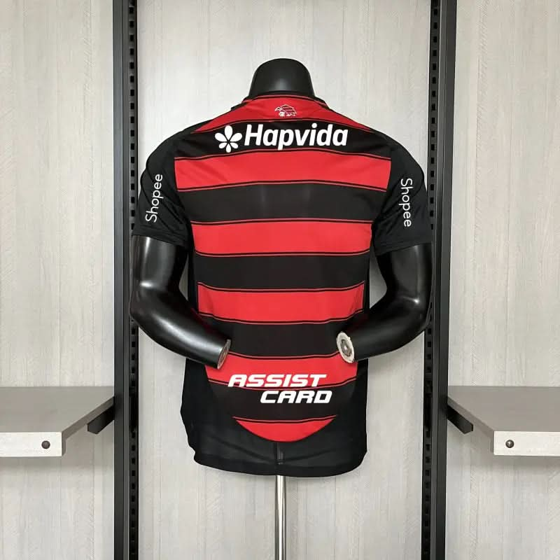 2025-26 Flamengo Home Player +All Sponsor S-4XL - asasshop