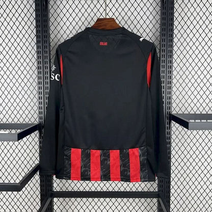 2025-26 AC Milan Home Long Sleeve S-2XL asasshop