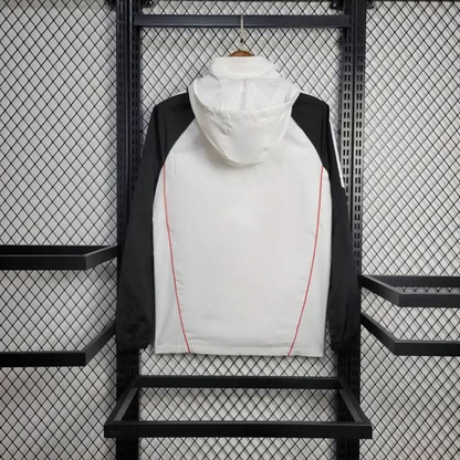 2025-26 Manchester United White Windbreaker S-2XL asasshop