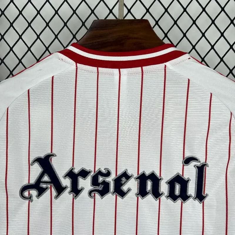 2025-26 Arsenal Baseball uniform S-2XL asasshop