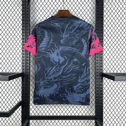 2025-26 Barcelona Special Black Pink Dragon S-2XL asasshop
